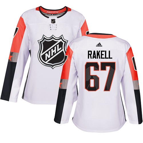 Adidas Anaheim Ducks #67 Rickard Rakell White 2018 All-Star Pacific Division Authentic Womens Stitched NHL Jersey
